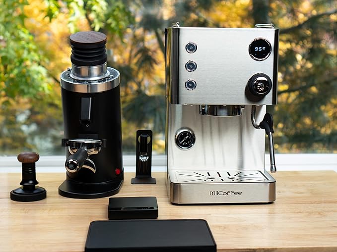 Apex Espresso Machine, Brushed Stainless Steel