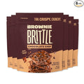 Brownie Brittle – Original Chocolate Chip Thin and Crispy Sweet Snacks, Family Size (Pack of 6, 5 oz), Rich Gourmet Brownie Bites Dessert