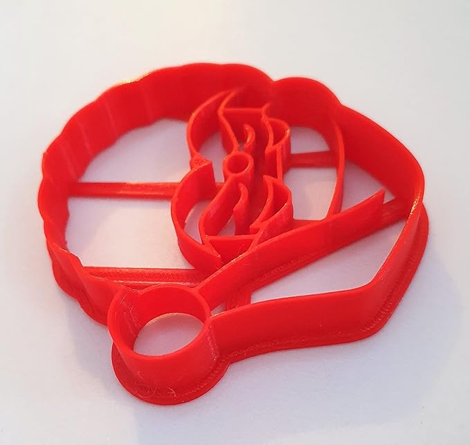 T3D Cookie Cutters Santa Claus Cutter, Suitable for Cakes Biscuit and Fondant Mold Homemade Treats, Christmas Santa, 3.38inch x 3.44inch 0.55inch