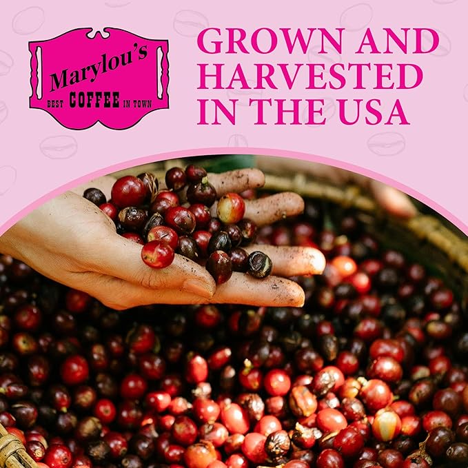 Marylou's Toasted Almond Creme Flavored Gourmet Coffee – Single Serve Coffee Pods, Compatible with Keurig Brewers – 12 Pods