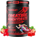 Creatine Monohydrate Gummies 5g for Men & Women - Boost Focus,Strength, and Endurance, Anti-Melting Formula, Vegan, Gluten-Free, Non-GMO, 2.5 Gram Creatine per Gummy (Strawberry 90 ct)