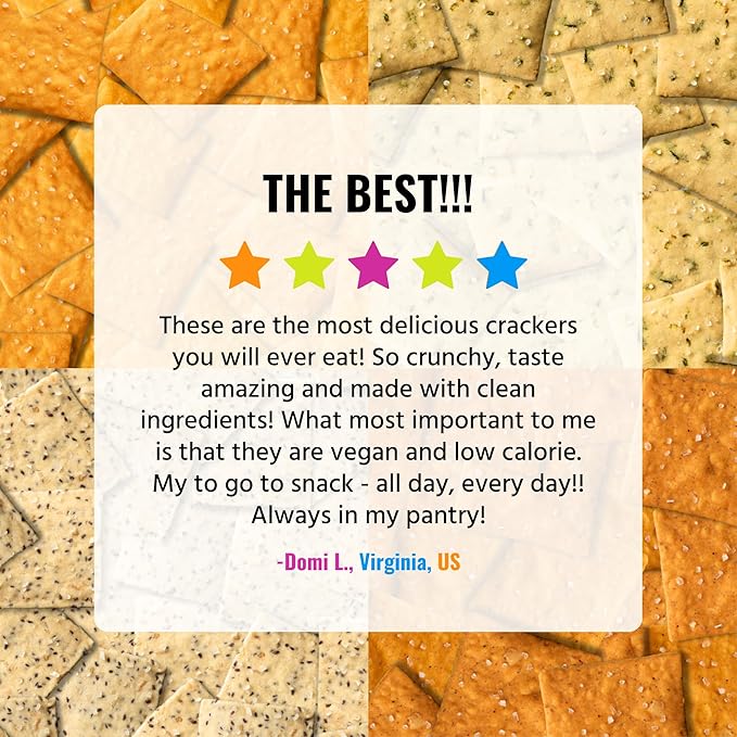 Every Body Eat Snack Thins, Four Flavor Variety Pack, Vegan, Gluten Free and Dairy Free (Pack of 4)