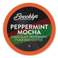 Brooklyn Beans Peppermint Mocha Coffee Pods for Keurig K-Cup Brewers, 40 Count Single-Serve Pods, Flavor Enhanced Minty Chocolate Coffee