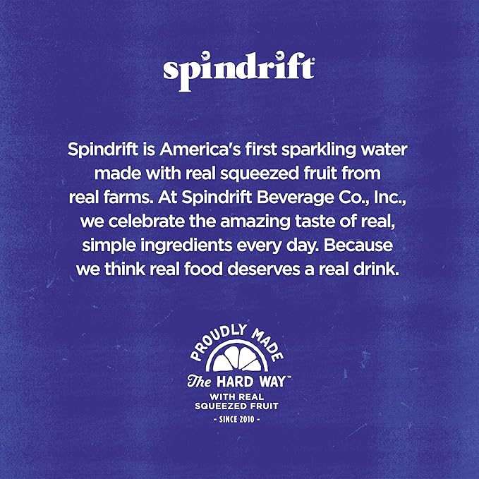 Spindrift Mocktail Variety Pack Can 12 Ounce (Pack of 24)