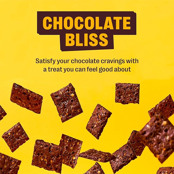 Brownie Brittle – Toffee Crunch Thin and Crispy Sweet Snacks (Pack of 6, 5 oz), Rich Gourmet Brownie Bites Dessert