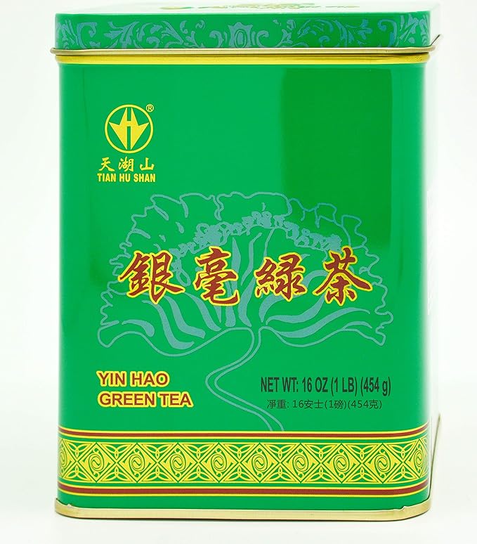 TIAN HU SHAN Premium Green Tea Loose Leaf 16 Ounce (454g)