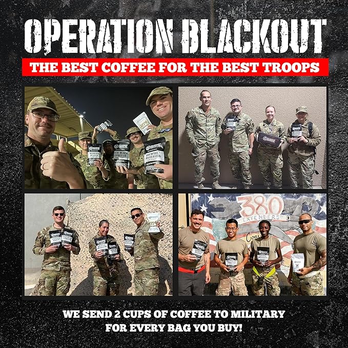 Blackout Coffee Chocolate Cherry Flavored Pods - Freshly Roasted in the USA - K-Cup Compatible Single-Serve Pods (18 Count)