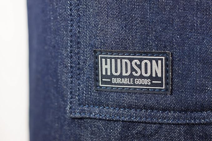 Hudson Durable Goods - Professional Grade Chef Apron for Kitchen, BBQ & Grill