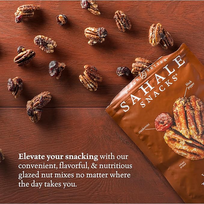 Sahale Snacks Valdosta Pecans Glazed Mix, 4 Ounces (Pack of 6)