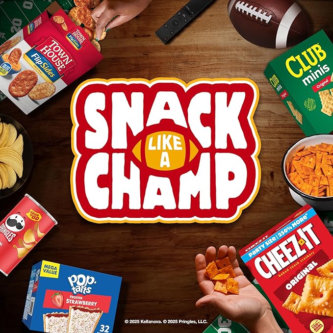 Cheez-It Cheese Crackers, Baked Snack Crackers, Lunch Snacks, Original (40 Packs)