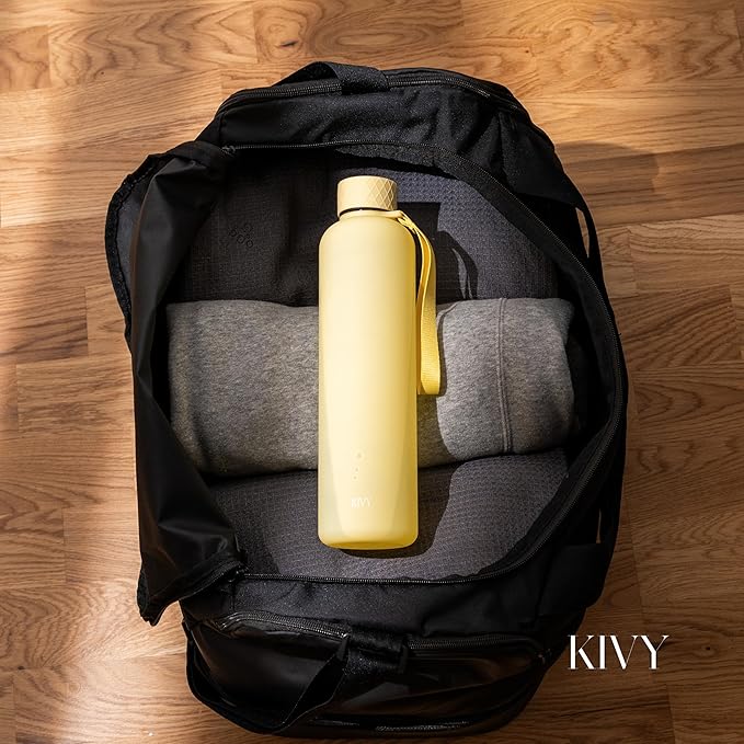 KIVY Slim Water Bottle 32oz [Lightweight & Shatterproof] - Reusable Tritan Water Bottle - Leak Proof Bottle for Women & Men - No Spill - Dishwasher Safe Water Bottle BPA Free