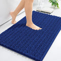 Arotive Luxury Chenille Bathroom Rug Mat, Extra Soft Thick Absorbent Shaggy Bath Rugs, Non-Slip Machine Wash Dry, Plush Bath Mats for Bathroom, Shower and Tub, 36x24, Royal Blue