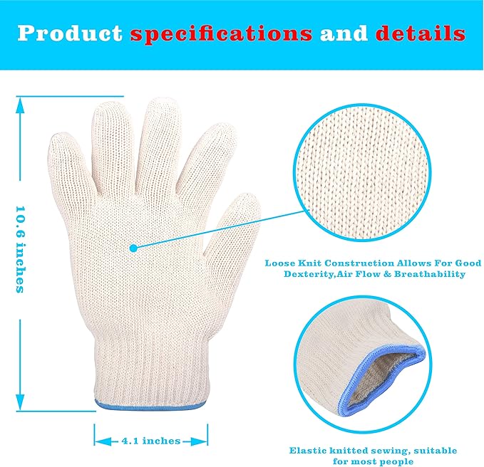 Heat Resistant Oven Glove Hot Surface Handler (Set of 2)