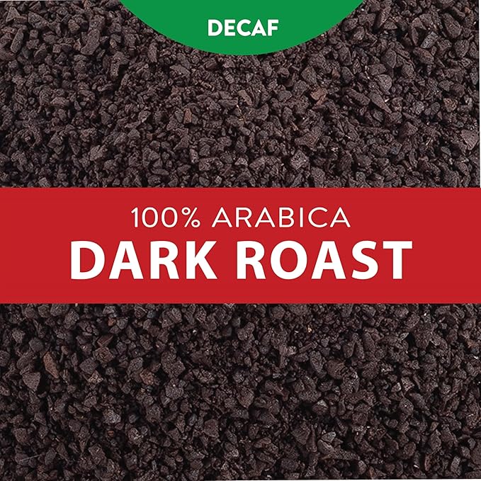 San Francisco Bay Coffee Coffee DECAF French Roast Ground Coffee, 28 oz Bag, Dark Roast, Swiss Water Process Decaffeinated