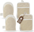 Casa Platino Mini Oven Mitts & Silicone Pot Holders, 4-Piece – Heat Resistant Gloves for Cooking & BBQ, Hot Pads for Kitchen – Withstands Up to 500°F, Non-Slip & Machine Washable – Beige