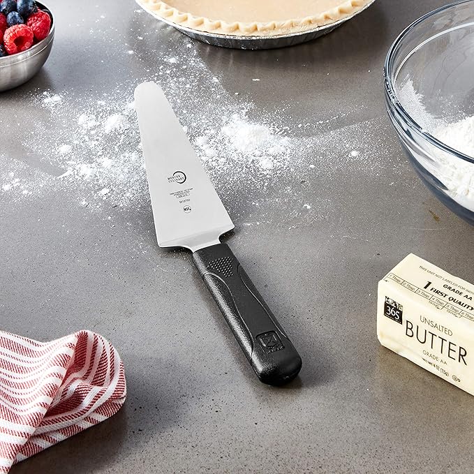 Mercer Culinary Millennia Pie Knife/Server, 5-Inch x 2-Inch Blade, Black Handle