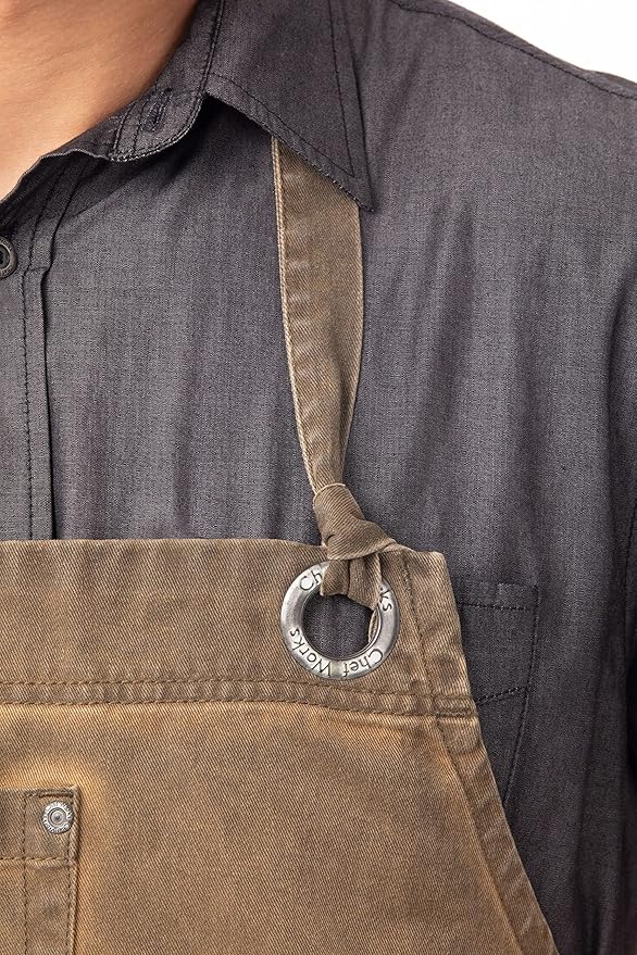 Chef Works Unisex Dorset Bib Apron