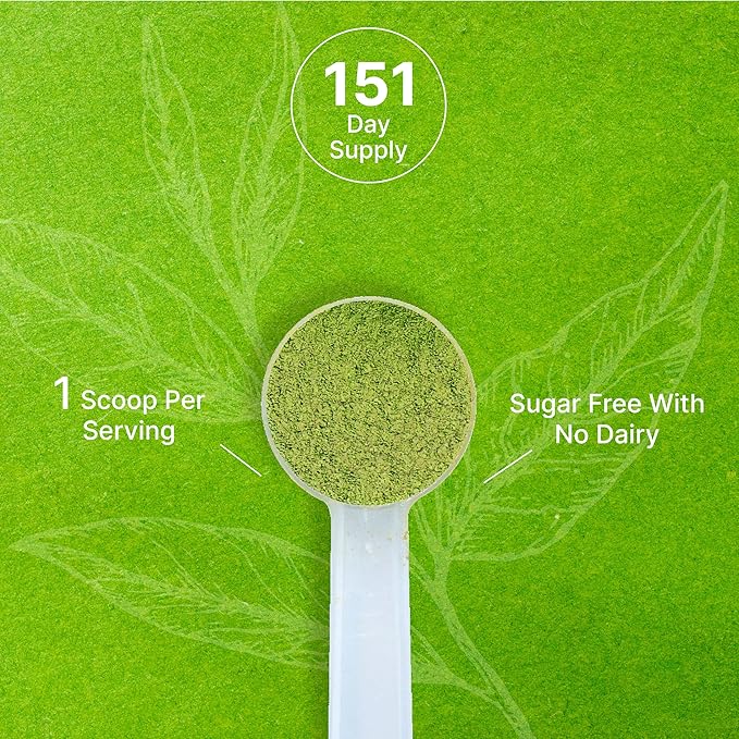 Organic Matcha Green Tea Powder, 1 lb (454g) | First Harvest, Culinary Grade | Japanese Sourced Cafe Mix | Zero Sugar, Keto Friendly, Non-GMO, Vegetarian